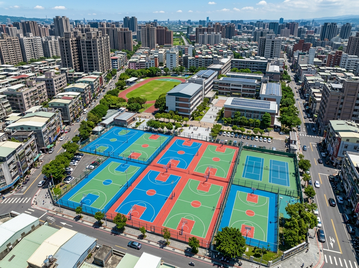 晋城市EPDM塑胶跑道硅PU篮球场 - 厂家